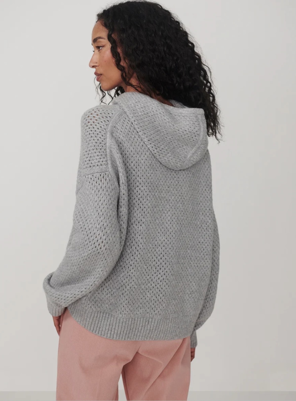 Varley Melchie Relaxed Knit Hoodie