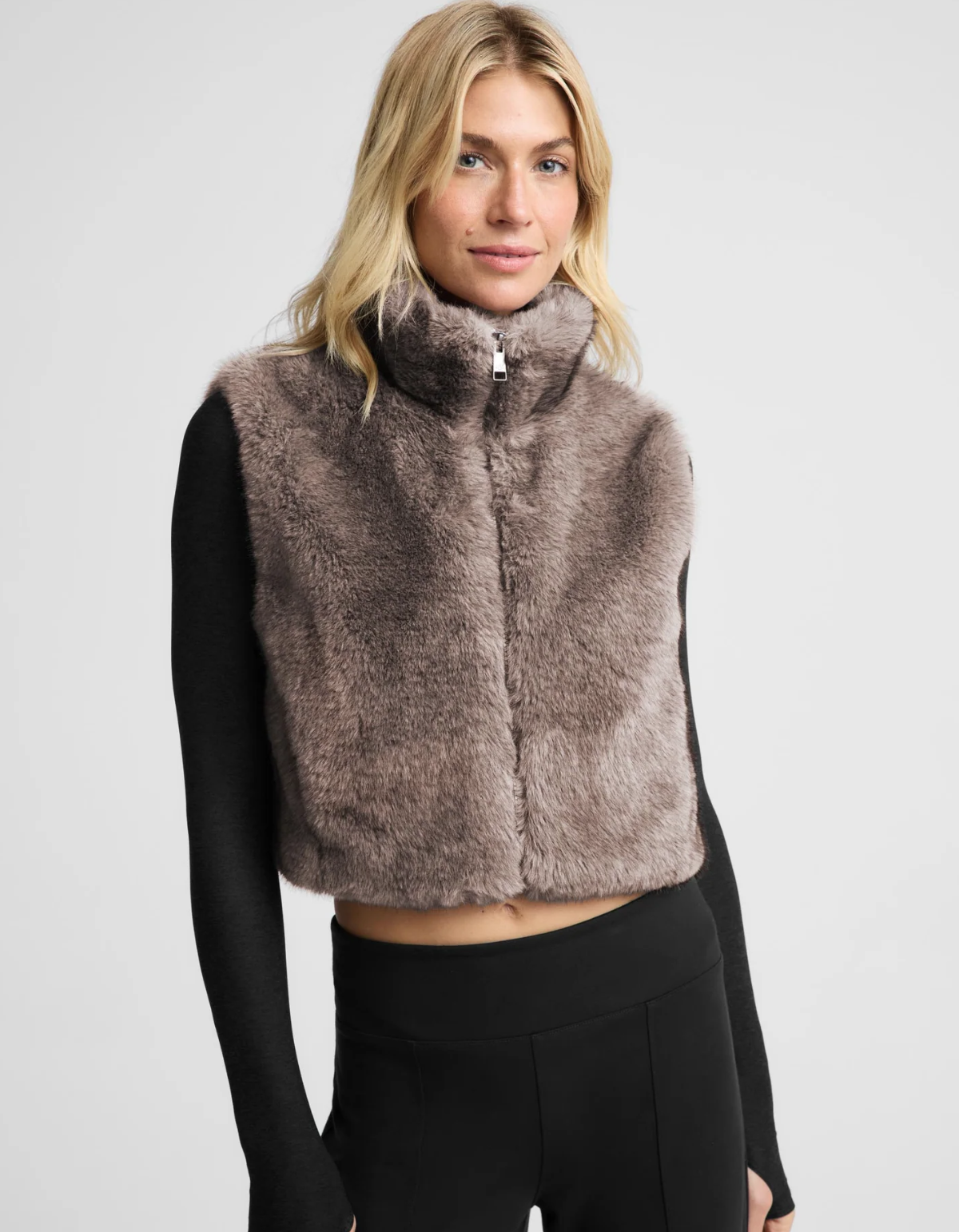 Beyond Yoga Faux Fur Vest