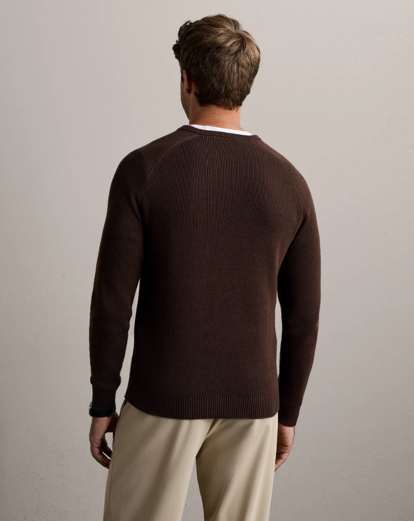 Rib Crew Neck Sweater