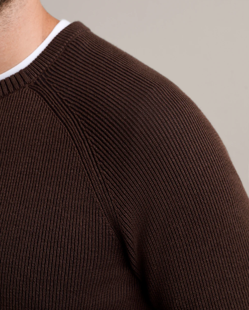 Rib Crew Neck Sweater
