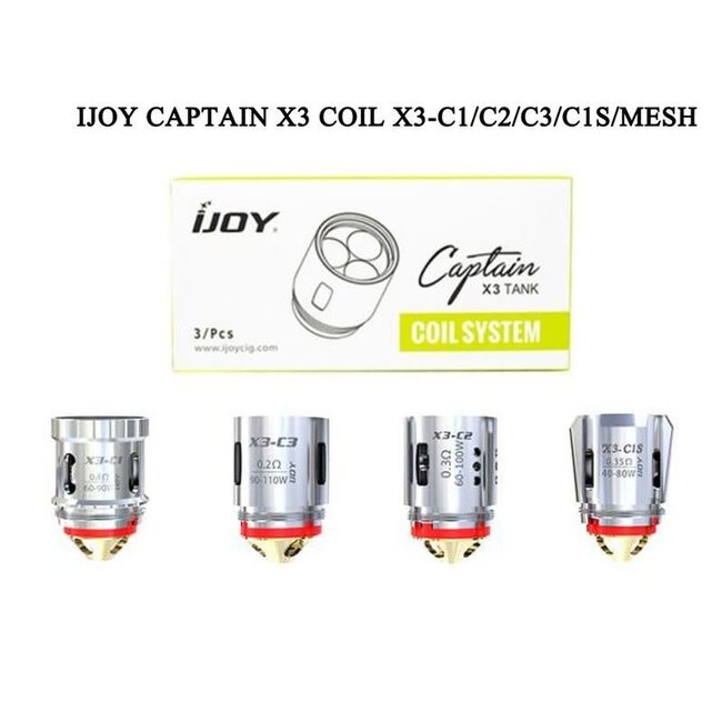 IJOY IJOY Avanger X3-C1  Dual Coil  0.15 ohm  (3 PACK)