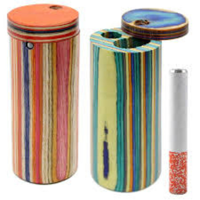 ROUND COLOURFUL DUGOUT WITH ONE HITTER