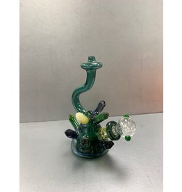 CRYSTAL GLASS DRAGON WATER PIPE