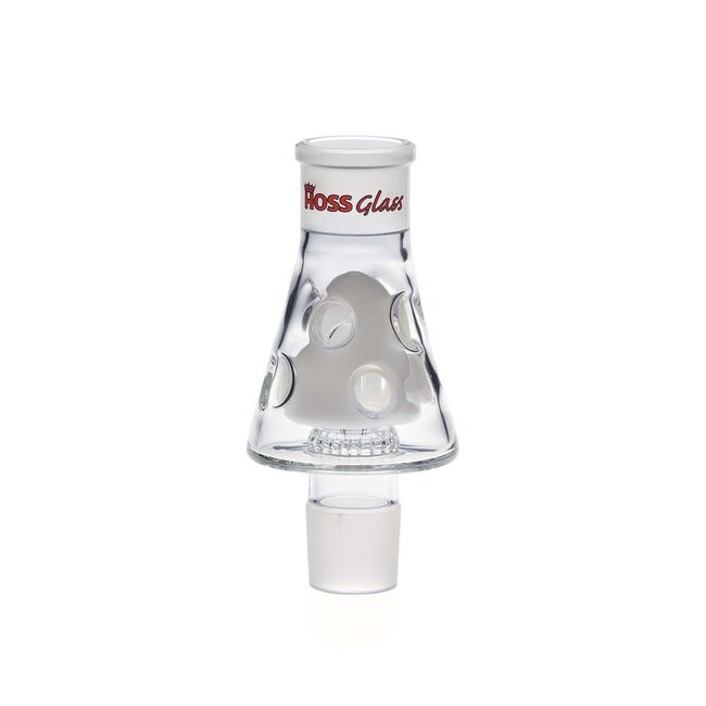HOSS GLASS 7'' HOSS GLASS HOLEY MIDDLE PERCOLATOR-H147