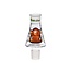 HOSS GLASS 7'' HOSS GLASS HOLEY MIDDLE PERCOLATOR-H147