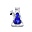HOSS GLASS 8'' HOLEY BEAKER BASE H146