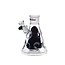 HOSS GLASS 8''  HOLEY BEAKER BASE H146