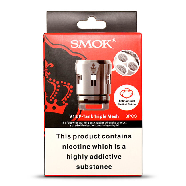 SMOK SMOK V12 P-TANK REPLACEMENT COIL(3 PACK)