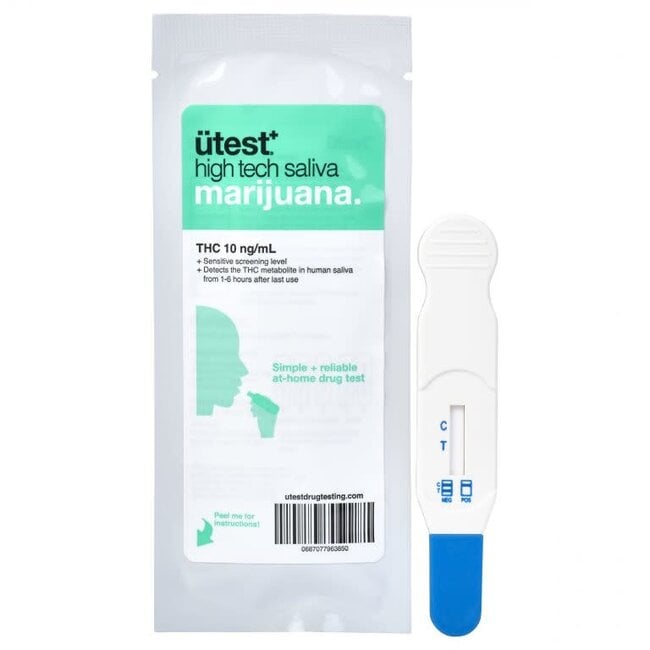 UTEST UTEST HIGH TECH SALIVA MARIJUANA THC 10NG/ML