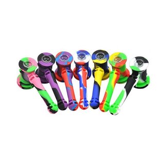 SILICONE WATER BUBBLER PIPE W/TOOLS