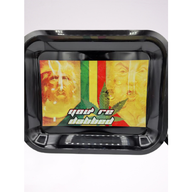 YOURE DAB STEEL LARGE ROLLING TRAY
