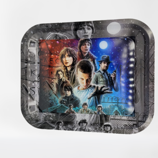 STRANGER THINGS HERO STEEL LARGE ROLLING TRAY