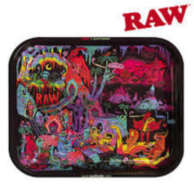 TIN GHOST  SHARIMP STEEL LARGE ROLLING TRAY