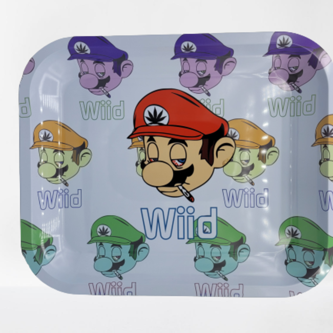 SMOKE WILD MARIO STEEL LARGE ROLLING TRAY