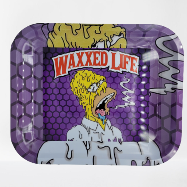 SMOKE SIMPSON DROPPING STEEL LARGE ROLLING TRAY