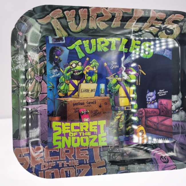 SMOKE NINJA TURTLES STEEL LARGE ROLLING TRAY