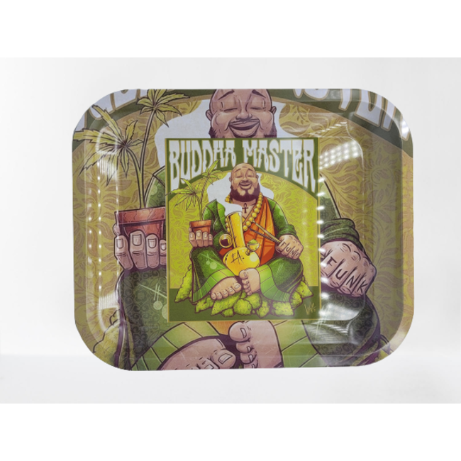 SMOKE BUDHA MASTER STEEL LARGE ROLLING TRAY