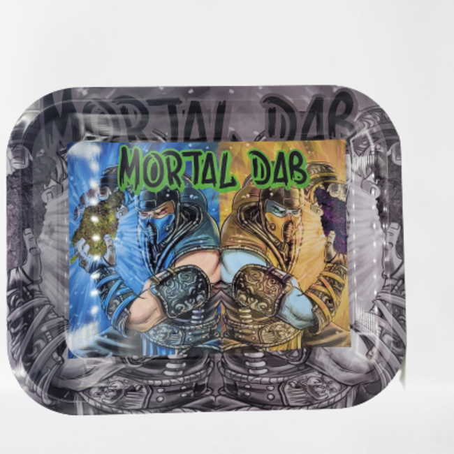 MORTAL DAB STEEL LARGE ROLLING TRAY