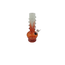 SOFT GLASS 8'' ROUND BASE SMALL WATER BONG(MA-0902)