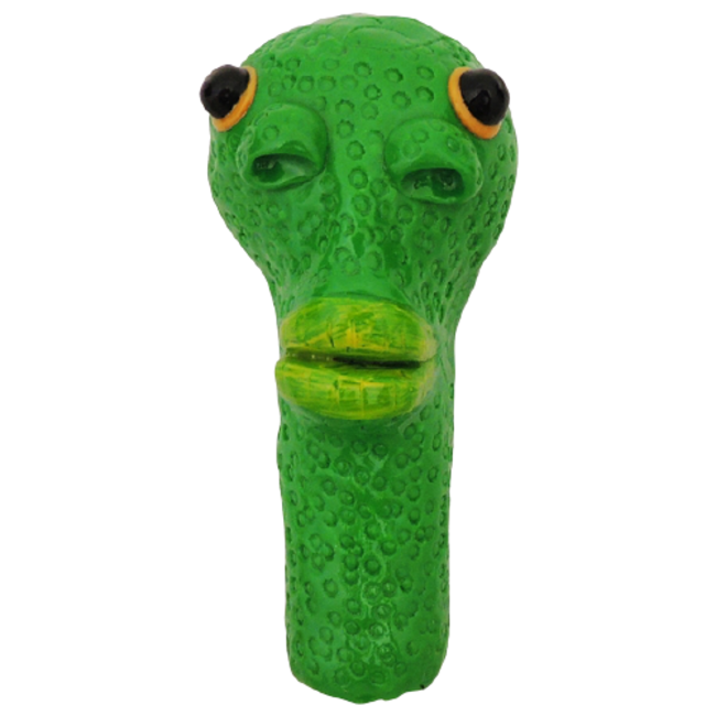 HP-2191 GREEN EYED MONSTERS HAND PIPE 6''