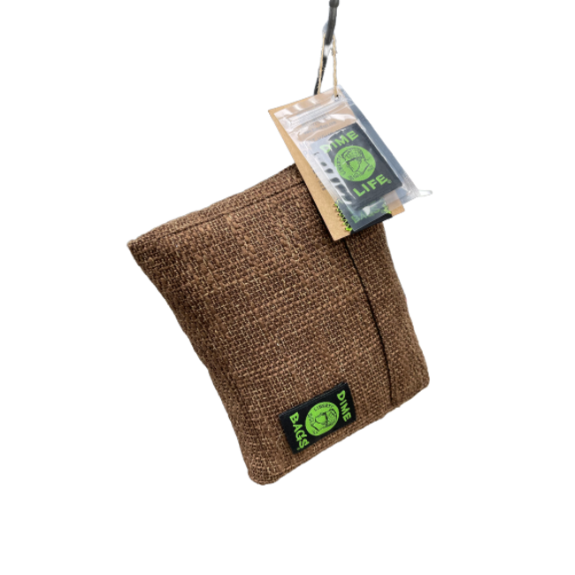 DIME BAGS DIME BAGS  PADDED POUCH BROWN 10"
