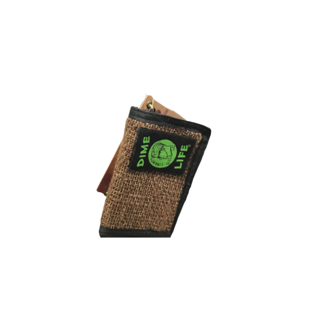 DIME BAGS DIME CLASSIC TRI FOLD BROWN WALLET