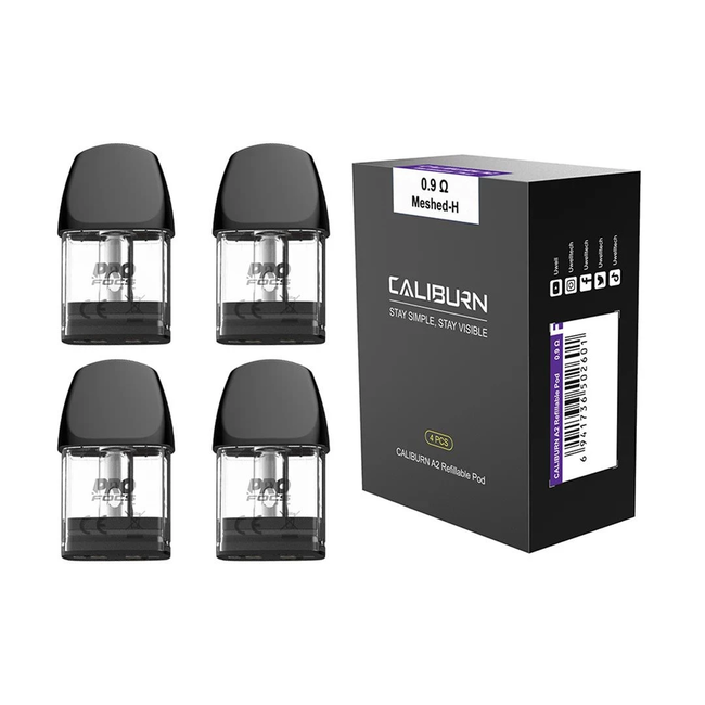 UWELL UWELL CALIBURN A2 REPLACEMENT POD 0.9 OHM(4 PACK)