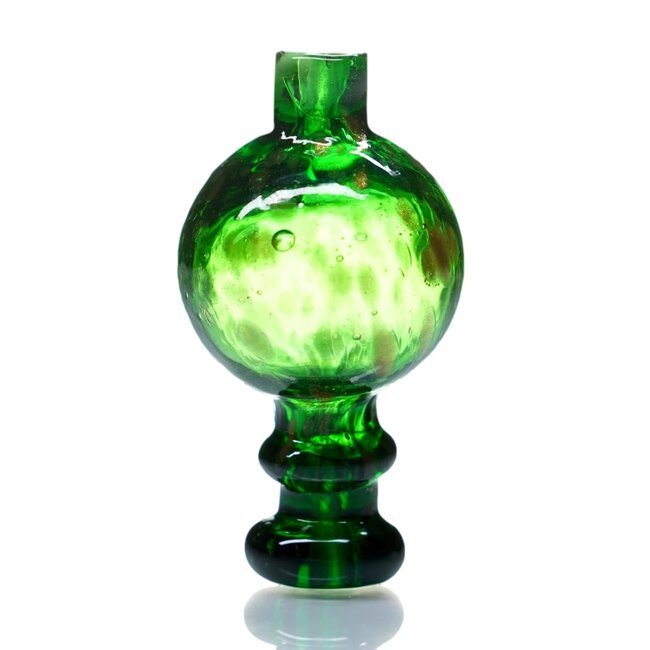 CRYSTAL GLASS TWO TONE SPARKLE BALL CARB CAP 50MM CB-51