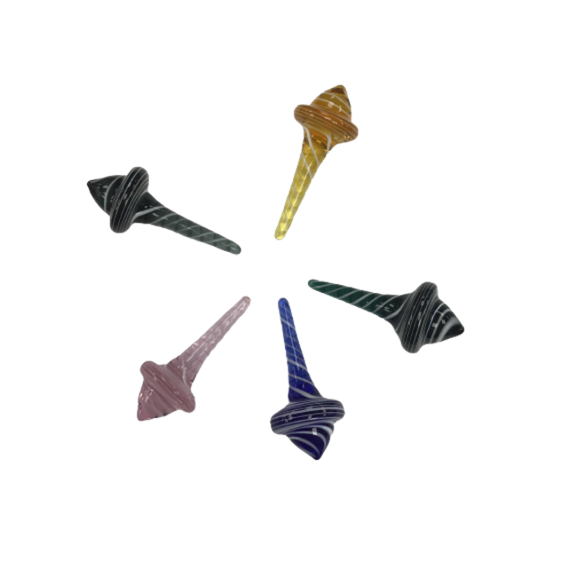 GYRO STYLE GLASS CARB CAP DOME CB-16