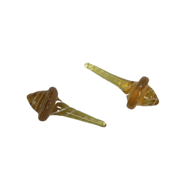 GYRO STYLE GLASS CARB CAP DOME CB-16