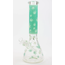 14''-7MM LEAF GLASS BONG MG-11-Y