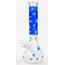 14''-7MM LEAF GLASS BONG MG-11-Y