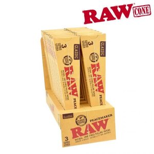 RAW RAW CLASSIC PRE-ROLLED PEACEMAKER CONES