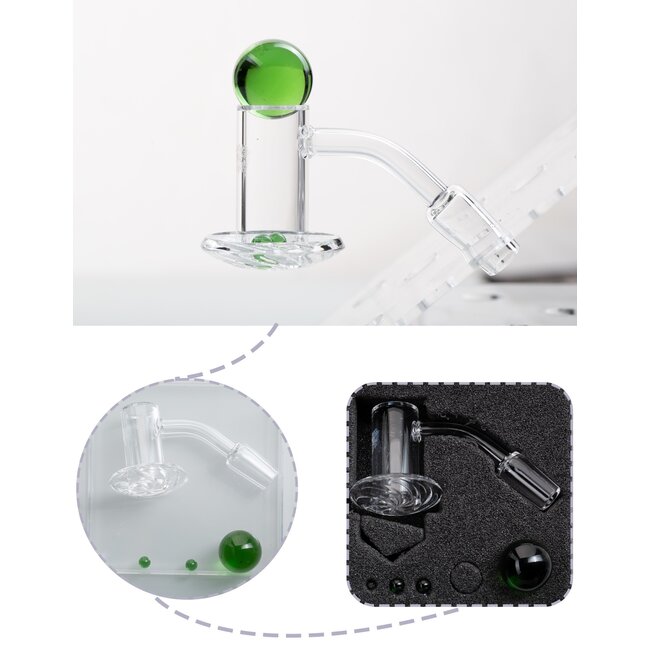 KAPOW 14MM MALE TREP BLENDER 90 DEGREE BANGER -CO85