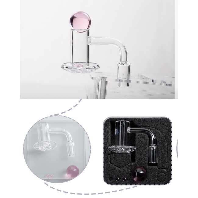 KAPOW 14MM MALE TREP BLENDER 90 DEGREE BANGER -CO85