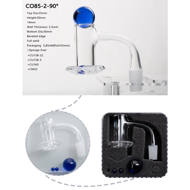 KAPOW 14MM MALE TREP BLENDER BANGER- CO85-2