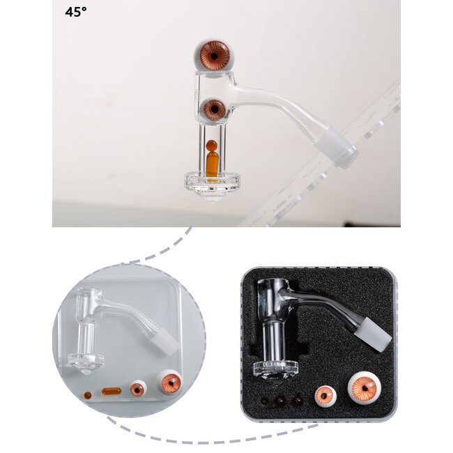 KAPOW 14MM MALE WELD DIAMOND BOTTOM BEVELED EDGEM BANGER C0100-2