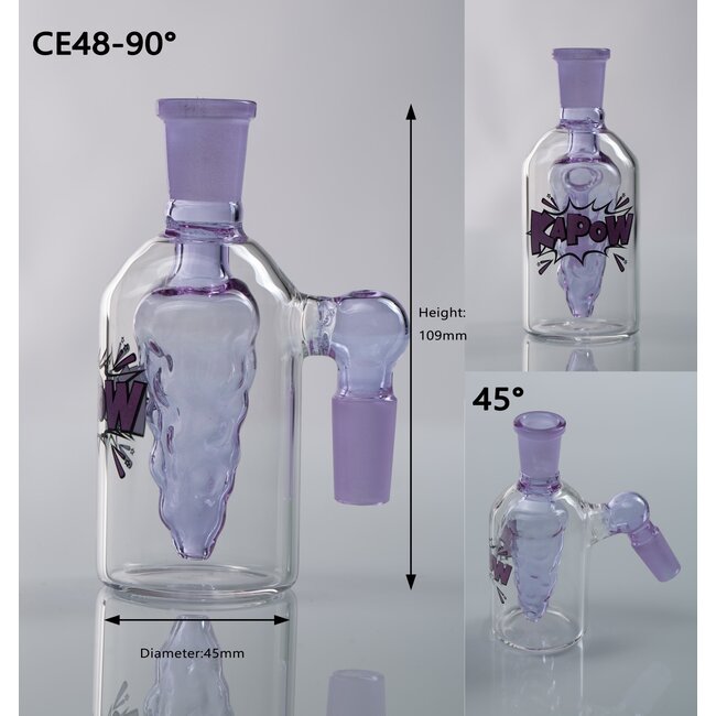 KAPOW 14MM TREE 45 DEGREE 14MM ASH CATCHER CE48