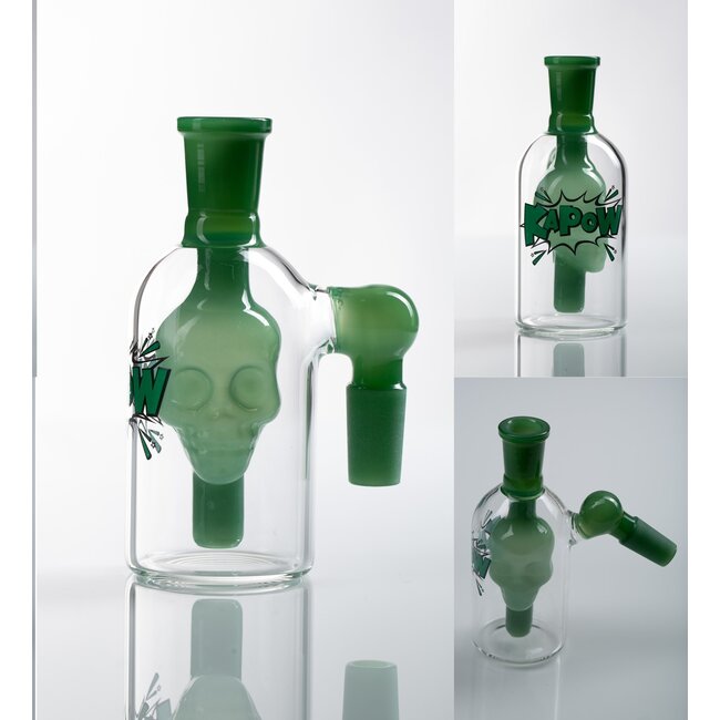 KAPOW 14MM SKULL 90  DEGREE ASH CATCHER CE47