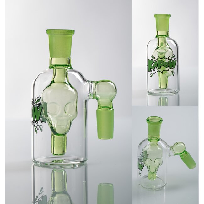 KAPOW 14MM SKULL 90  DEGREE ASH CATCHER CE47