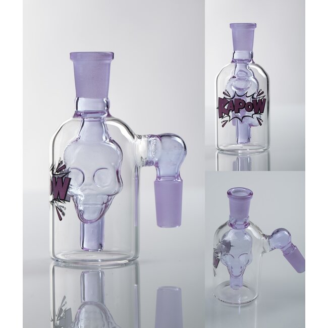 KAPOW 14MM SKULL 90  DEGREE ASH CATCHER CE47