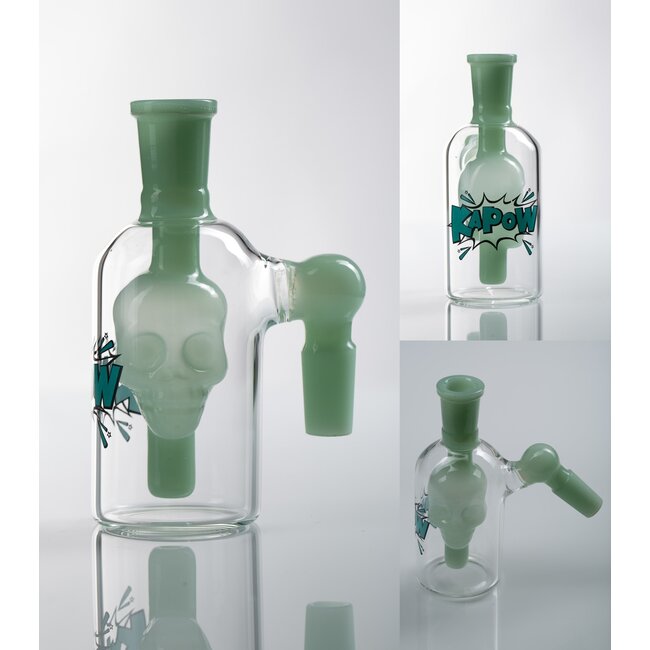 KAPOW 14MM SKULL 90  DEGREE ASH CATCHER CE47