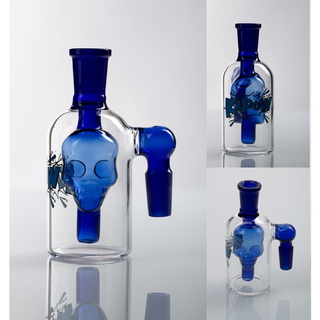 KAPOW 14MM SKULL 90  DEGREE ASH CATCHER CE47