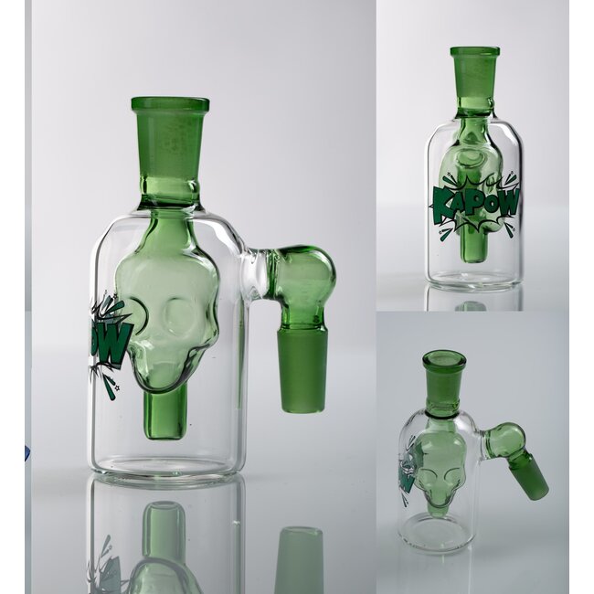 KAPOW 14MM SKULL 90  DEGREE ASH CATCHER CE47