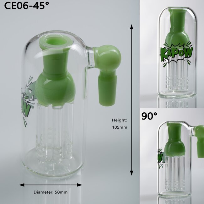 KAPOW 14MM  6 ARM TREE PERC DEGREE CE06