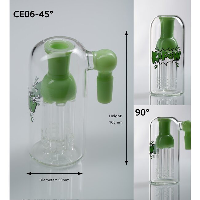 KAPOW 14MM  6 ARM TREE PERC DEGREE CE06
