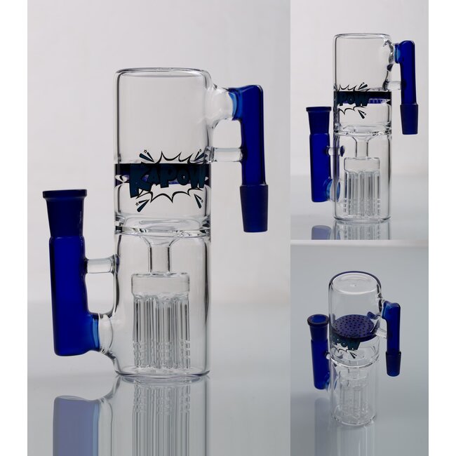 KAPOW 14MM 6 PERCOLATOR DOUBLE  HONEYCOMB ASH CATCHER CE27