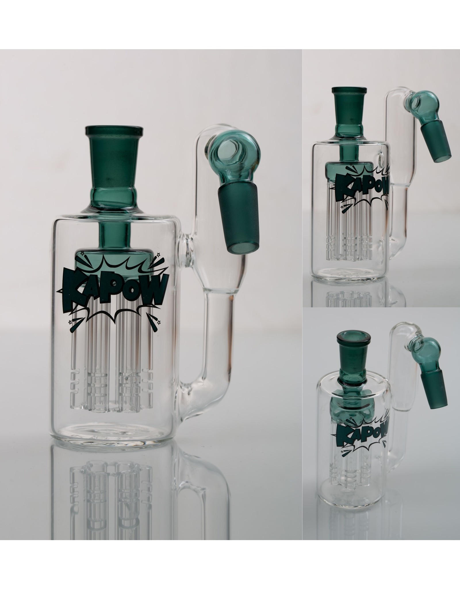KAPOW KAPOW ASH CATCHER 6 ARMS PERCOLATOR 45 DEGREE 14MM CE37 Radical
