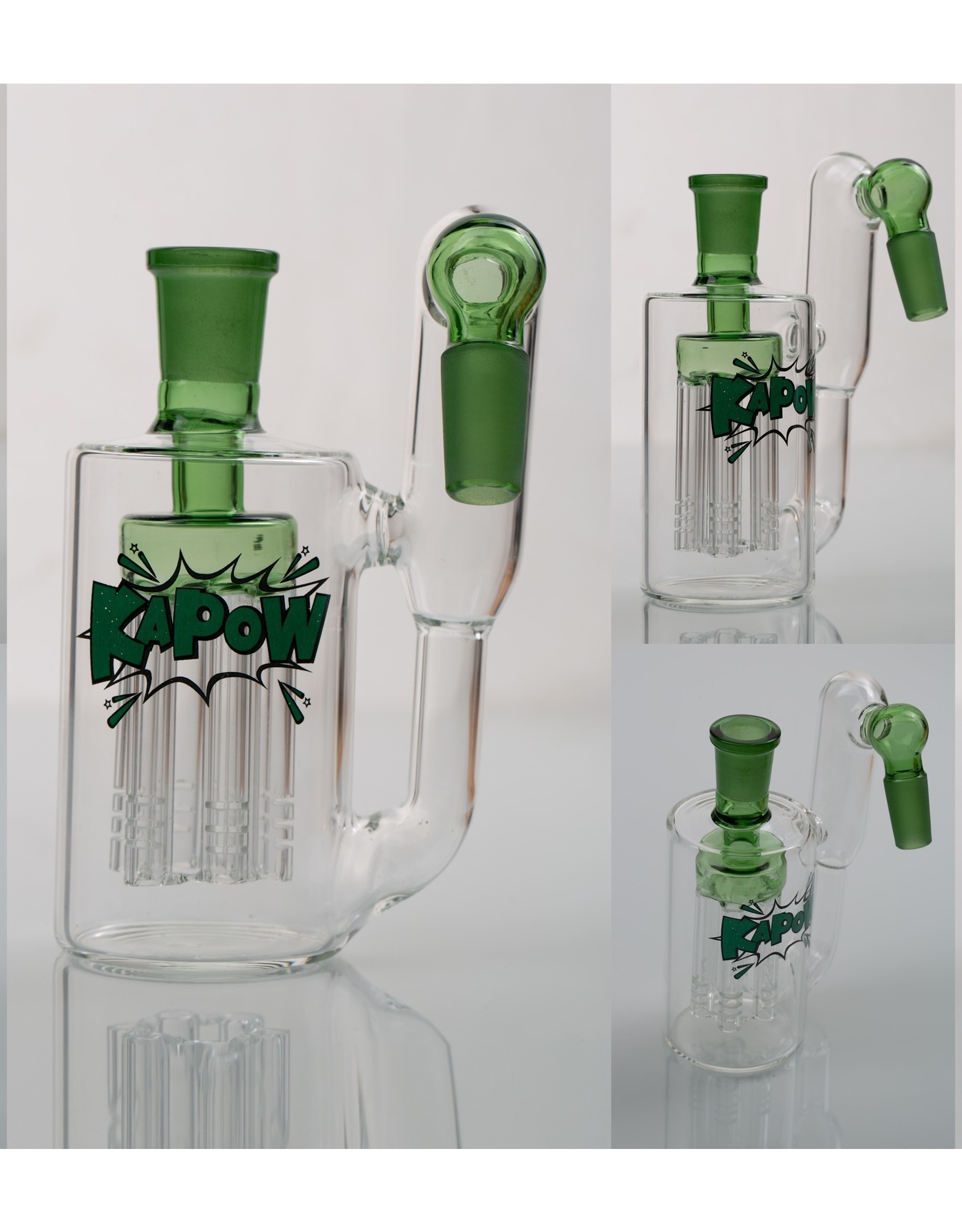 KAPOW KAPOW ASH CATCHER 6 ARMS PERCOLATOR 45 DEGREE 14MM CE37 Radical