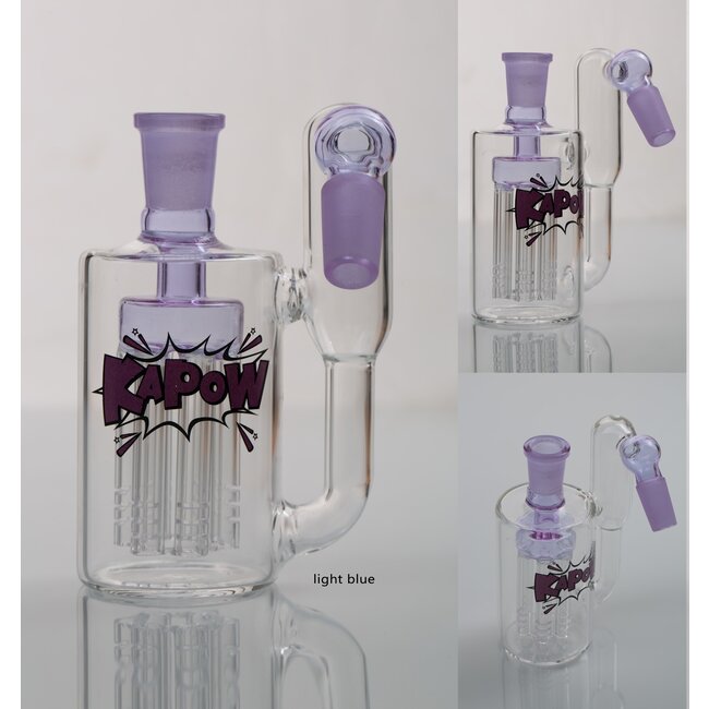 KAPOW 14MM 6 ARMS PERCOLATOR 45 DEGREE ASH CATCHER CE37